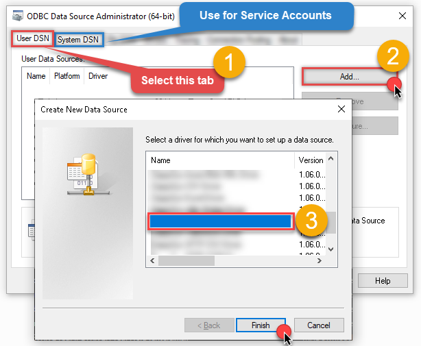 Create new System DSN for ZappySys Amazon S3 CSV Driver