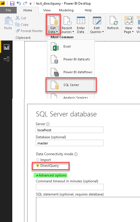 DirectQuery option for Power BI (Read Zoho CRM Data Example using SQL Server Linked Server and ZappySys Data Gateway)