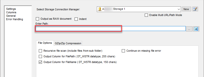 Use wildcard pattern .* to read multiple Amazon S3 Files data