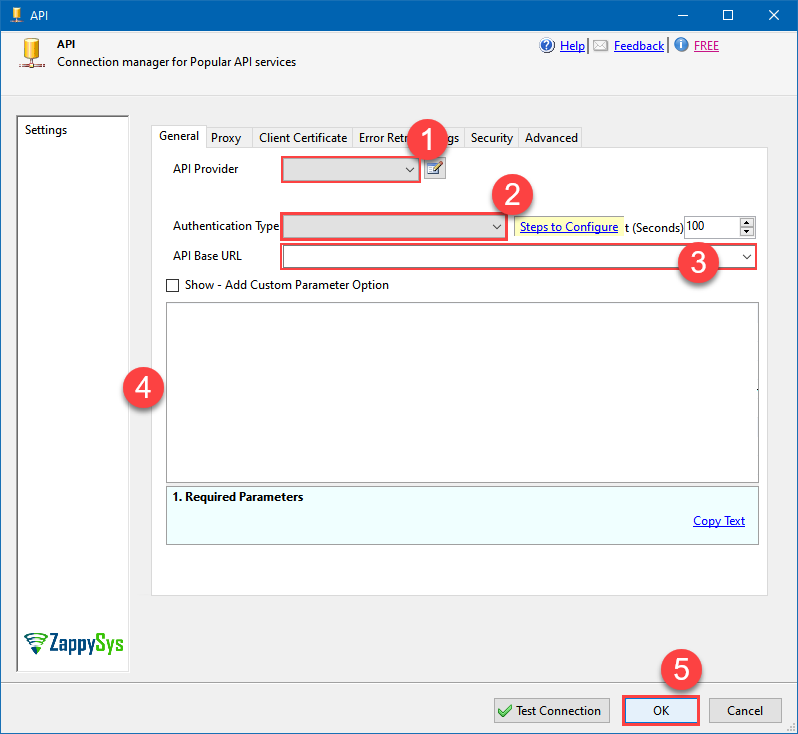 ZappySys Http Connection