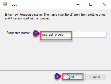 ZappySys Driver - Add Stored Procedure Name