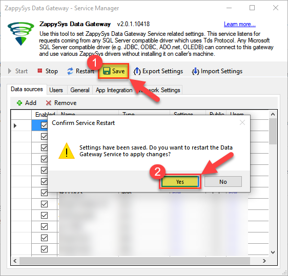 ZappySys Data Gateway - Save Changes ZappySys Data Gateway - Save Changes