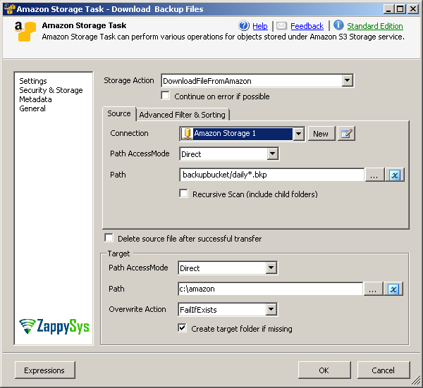 ui-amazon-s3-task-settings