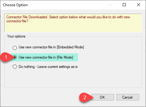 SSIS API Connection Manager - Select Option 
