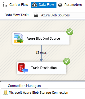 SSIS Azure Blob XML Source - Redirect Bad Records (Error Handling)