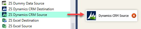 SSIS DynamicsCRM Source - Drag and Drop