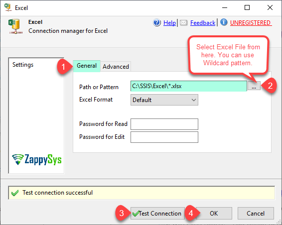 SSIS Excel Source - Connection Configure