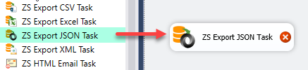 SSIS Export to JSON File Task - Drag and Drop