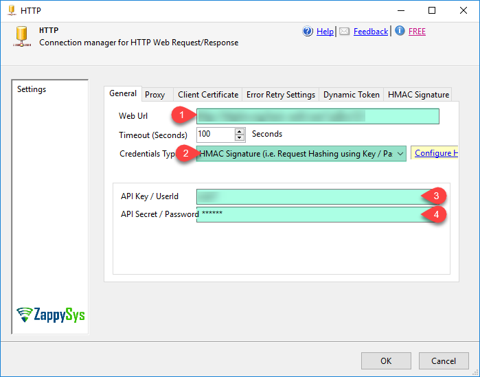HTTP Connection - Configure
