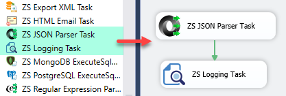 SSIS JSON Parser Task - Drag