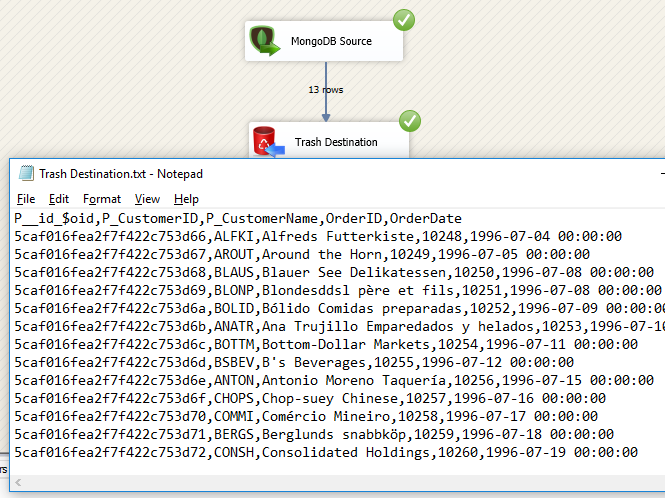 SSIS MongoDB Source - Execute Package