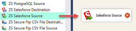 SSIS SalesForce Source - Drag and Drop