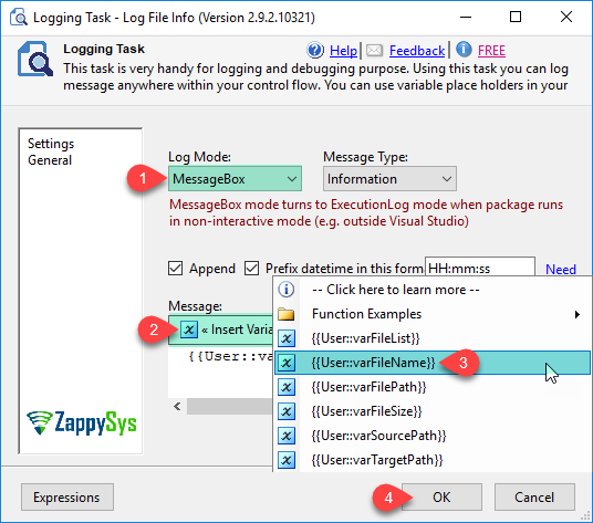 ssis-sftp-loop-ftp-files-using-foreach-task - Logging Task