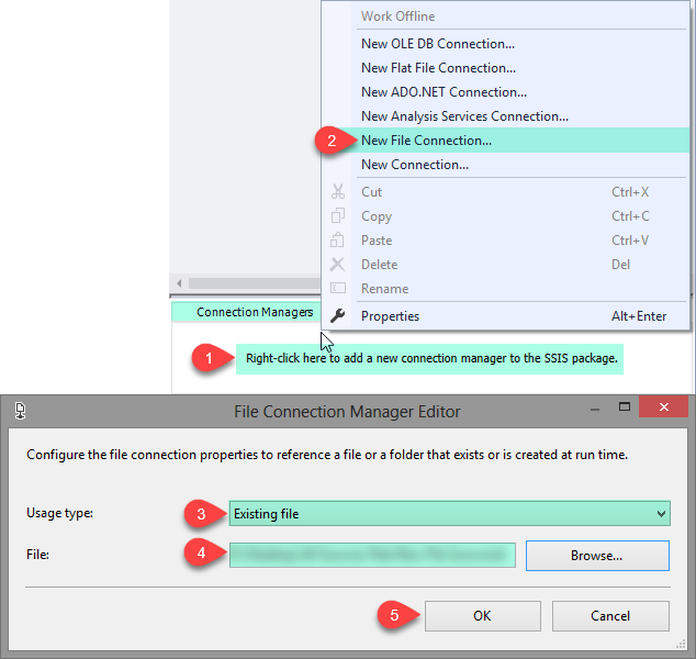 SSIS XML Parser Task - File Connection
