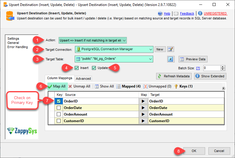 SSIS SQL Upsert option