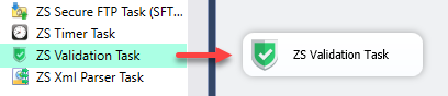 SSIS Validation drag and drop task