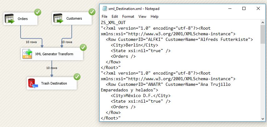 SSIS XML Generator Execute